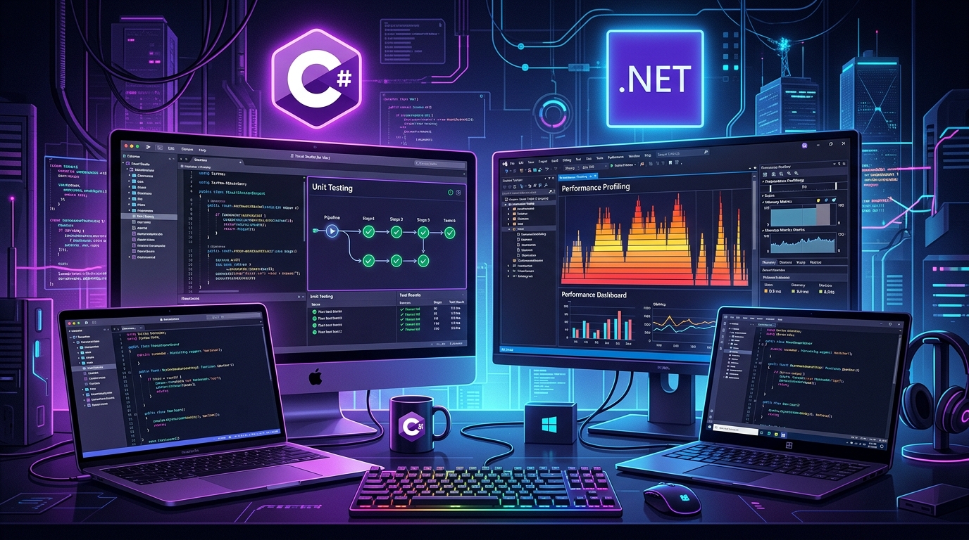 C# 本地開發實戰指南:Windows 與 Mac 跨平台測試、效能分析與主流工具鏈全解析